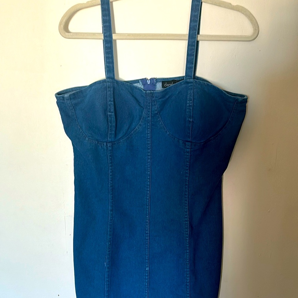 DENIM DRESS SIZE LARGE